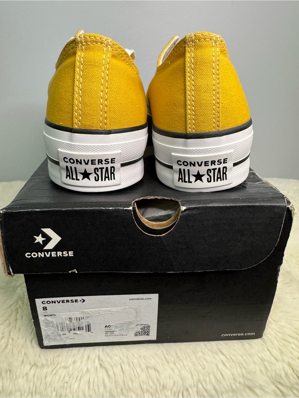 Converse All Star Lift Platform ~ Yellow - Picture 4 of 6